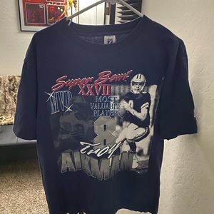 Vintage Troy Aikman SuperBowl XXVII MVP Tee